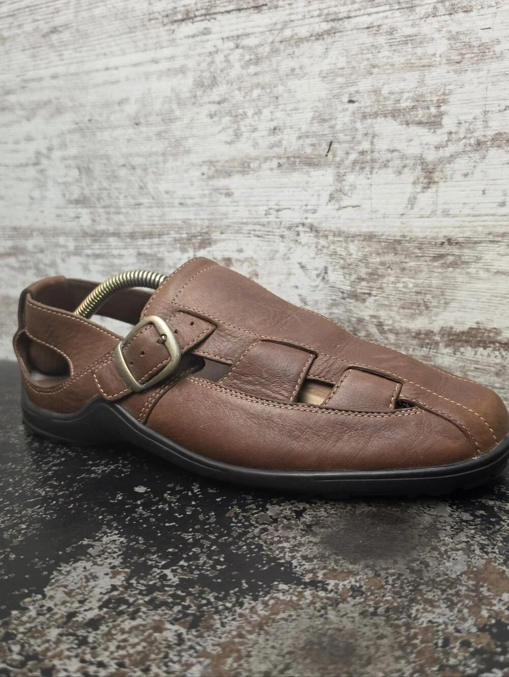 Mens Cole Haan Macao Fisherman Ventilated Loafers Sandals Shoes Sz 7.5 C04531